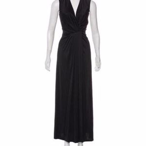NWT L'Agence Black Sleeveless Maxi Dress L $368